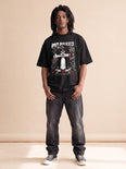 Camiseta Oversized Mr. Pickles Masculina Preto