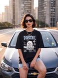 Camiseta Oversized Neurodesligado Feminina Preto
