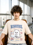 Camiseta Oversized Neurodesligado Masculina Off-White