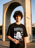 Camiseta Oversized Neurodesligado Masculina Preto