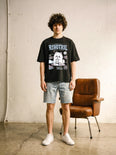 Camiseta Oversized Neurodesligado Masculina Preto