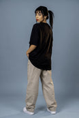 Camiseta Oversized O Silêncio Também Diz Muito Feminina Preto