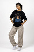 Camiseta Oversized O Silêncio Também Diz Muito Feminina Preto
