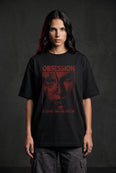 Camiseta Oversized Obsession Feminina Preto