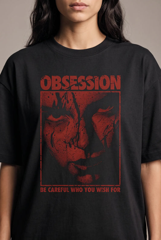 Camiseta Oversized Obsession Feminina Preto