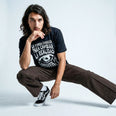 Camiseta Oversized Para Cambiar la Realidad Masculina Preto