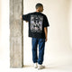 Camiseta Oversized Raise Hell Sleep Well Masculina Preto