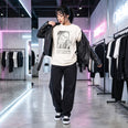 Camiseta Oversized Stay Positive Feminina Off-White