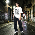 Camiseta Oversized Stay Positive Feminina Off-White