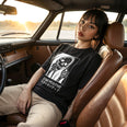 Camiseta Oversized Stay Positive Feminina Preto