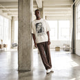 Camiseta Oversized Stay Positive Masculina Off-White