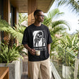 Camiseta Oversized Stay Positive Masculina Preto