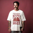 Camiseta Oversized Vivemos no Capitalismo Masculina Off-White