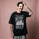 Camiseta Oversized Vivemos no Capitalismo Masculina Preto