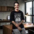 Camiseta Oversized Vivemos no Capitalismo Masculina Preto
