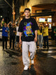 Camiseta Oversized Viver é melhor que sonhar Masculina Preto