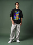 Camiseta Oversized Viver é melhor que sonhar Masculina Preto