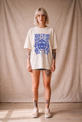Camiseta Oversized Where Is My Mind Feminina Off-White