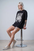 Camiseta Oversized Where Is My Mind Feminina Preto