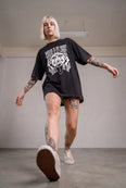 Camiseta Oversized Where Is My Mind Feminina Preto