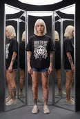 Camiseta Oversized Where Is My Mind Feminina Preto