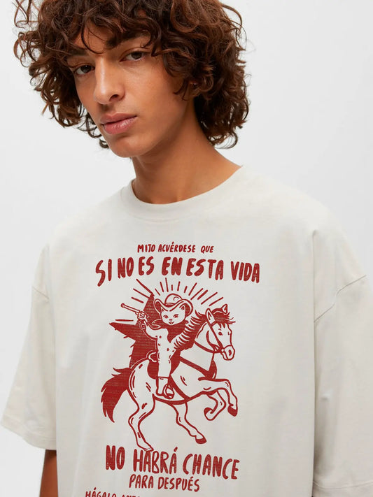 Camiseta MIJO ACUÉRDESE SI NO ES EN ESTA VIDA Oversized